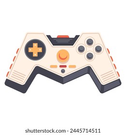 Game console vector cartoon illustration isolated on a white background.