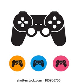 Game console. Vector format