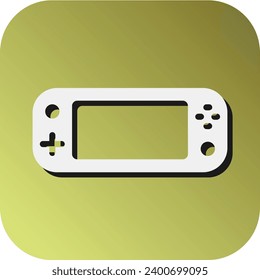 Game Console Vector Glyph Gradient Background Icon For Personal And Commercial Use.
