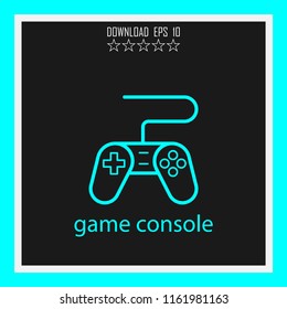 game console vector icon