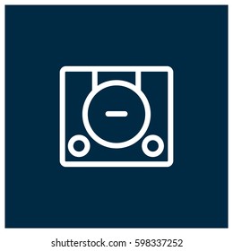 Game console vector icon