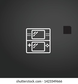 Game Console vector icon. Game Console concept stroke symbol design. Thin graphic elements vector illustration, outline pattern for your web site design, logo, UI. EPS 10.