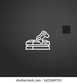 Game Console vector icon. Game Console concept stroke symbol design. Thin graphic elements vector illustration, outline pattern for your web site design, logo, UI. EPS 10.