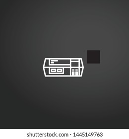 Game Console vector icon. Game Console concept stroke symbol design. Thin graphic elements vector illustration, outline pattern for your web site design, logo, UI. EPS 10.