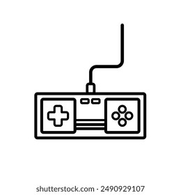 Game console vector  icon, gamepad 