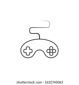 Game console vector icon illustration