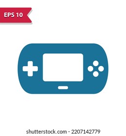 Game Console Vector Icon. Professional pixel-aligned icon in glyph style.