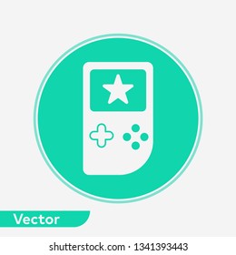 Game console vector icon sign symbol