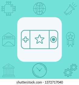 Game console vector icon sign symbol