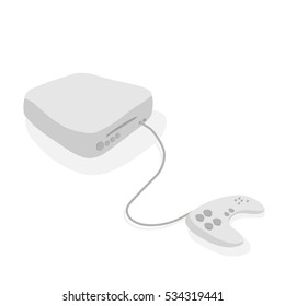 Game console. vector illustration
