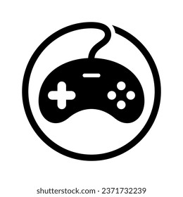 Game Console Vector Logo Design Template