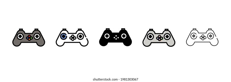 game console vector type icon