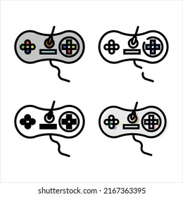 game console vector type icon