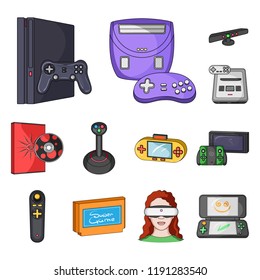 Game Console Virtual Reality Cartoon 