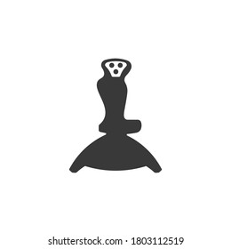 Ilustración aislada del joystick de gamepad inalámbrico de consola de juegos.