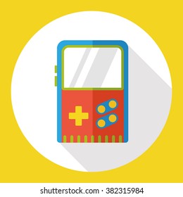Game consoles flat icon