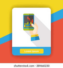 Game consoles flat icon