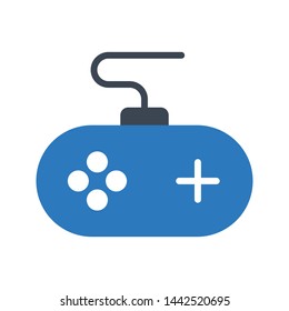 game control glyph color vector icon