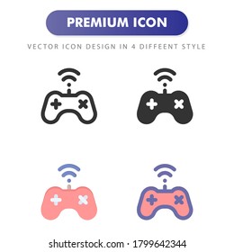 icono de control de juegos aislado en fondo blanco. para el diseño de su sitio web, logotipo, aplicación, interfaz de usuario. Ilustración gráfica vectorial y trazo editable. EPS 10.