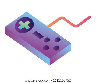 game control isometric icon