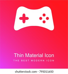Game Control for PC red and pink gradient material white icon minimal design