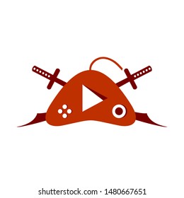 game control symbol vector logo