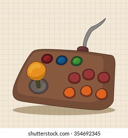 game control theme elements vector,eps