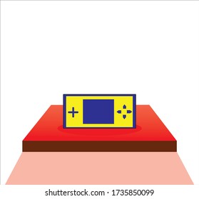 game control tool in a similar video game stick. vector illustration