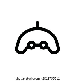 Game Controller and Console Line Icon Logo Illustration Vector Isolated. Game Controller and Console Icon-Set. Suitable for Web Design, Logo, App.
