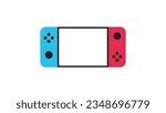 Game controller design icon. Nintendo Switch. Gamepad. vector.