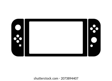 Game controller design template icon. Gamepad