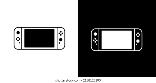 Game controller design template icon. Gamepad. 