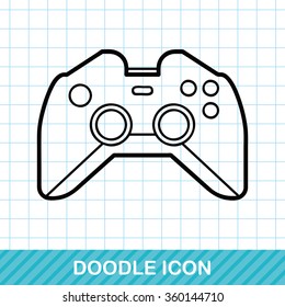 game controller doodle