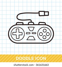 game controller doodle