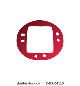 game controller doodle flat icon vector hand drawing 