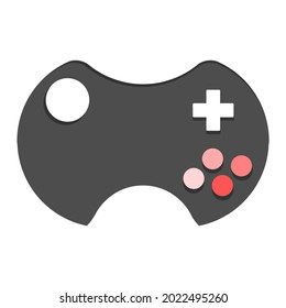 Game Controller, Editable Vector Icon On White Background