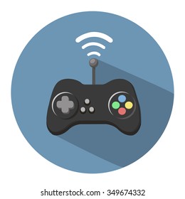 game controller flat icon