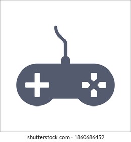 Game Controller Flat Icon Vector Logo Template Illustration