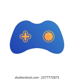 Game Controller Flat Isolated Vector Logo Icon
