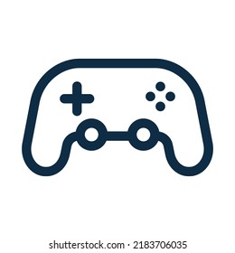 Game controller. Gameplay. Video game. Vector.