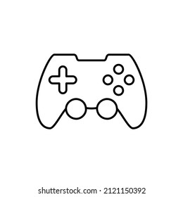 Game Controller Icon Black Line Style Stock Vector (Royalty Free ...