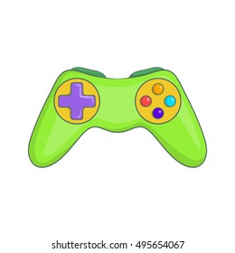 Game controller icon. Cartoon illustration of controller vector icon for web design