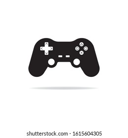 Game controller icon design isolated on white background. Vector illustration