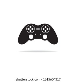 Game controller icon design isolated on white background. Vector illustration