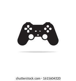 Game controller icon design isolated on white background. Vector illustration