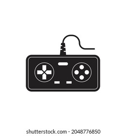 Game controller icon design isolated on white background