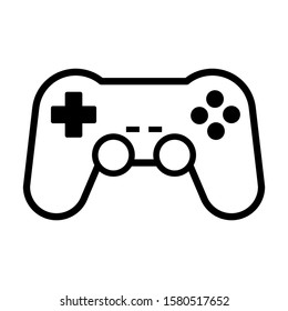 Game controller icon design. Game controller icon in trendy outline style design. Vector illustration.