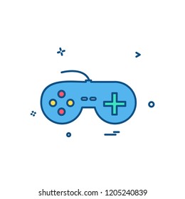 Game controller icon design vector