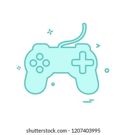 Game controller icon design vector