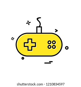 Game controller icon design vector